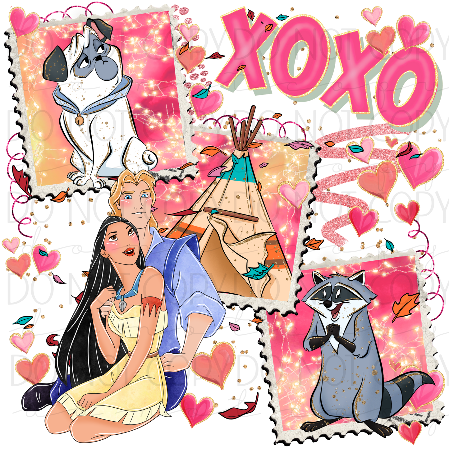 DTF TRANSFER|XOXO|454