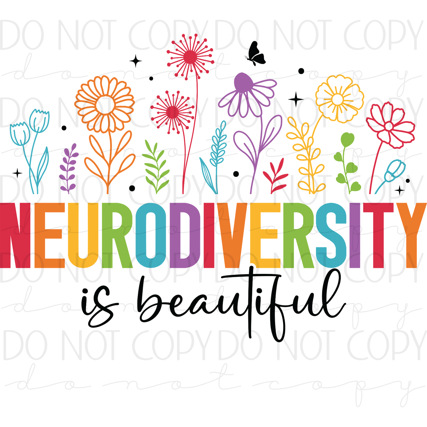 DTF TRANSFER|NEURODIVERSITY|369