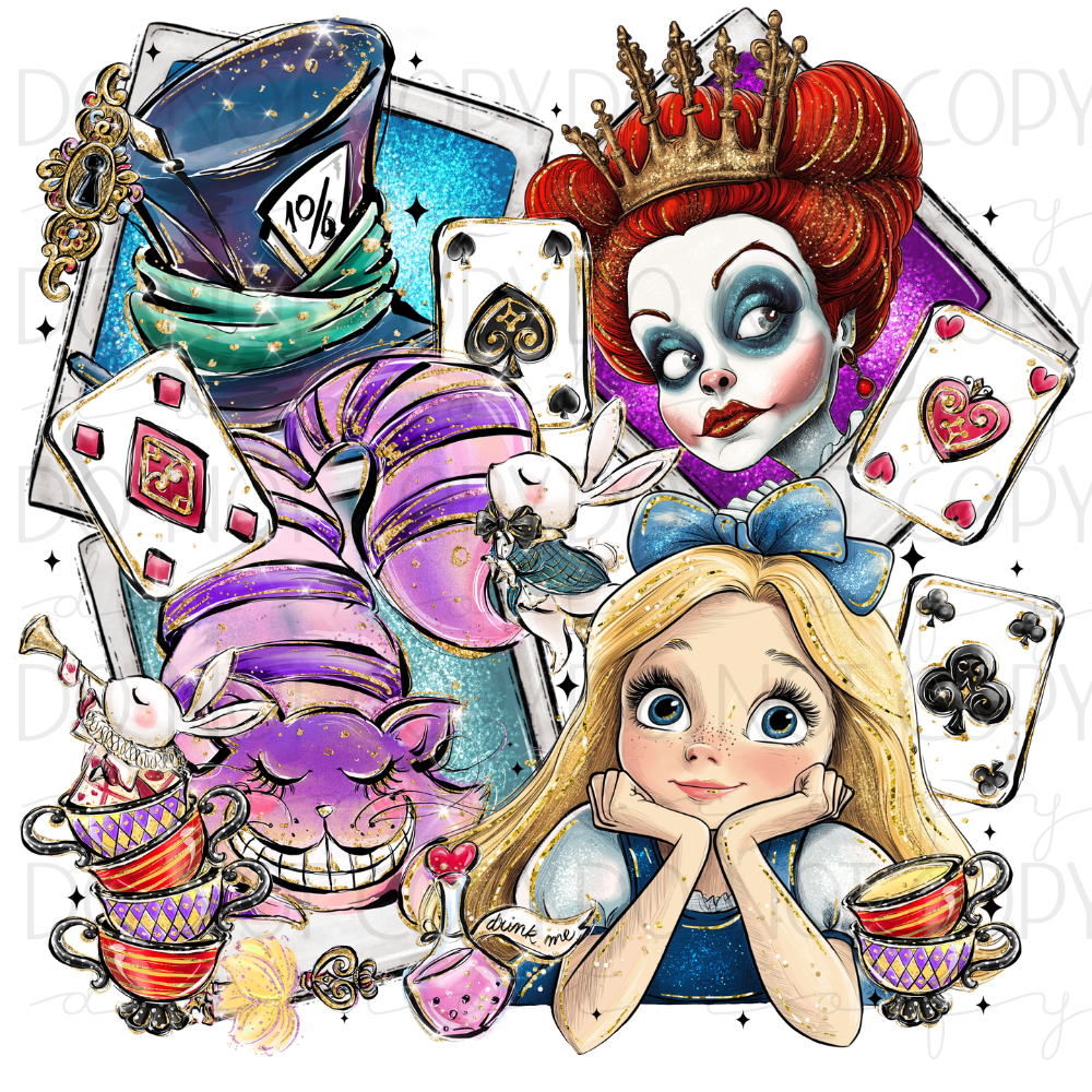 DTF TRANSFER|WONDERLAND| 13