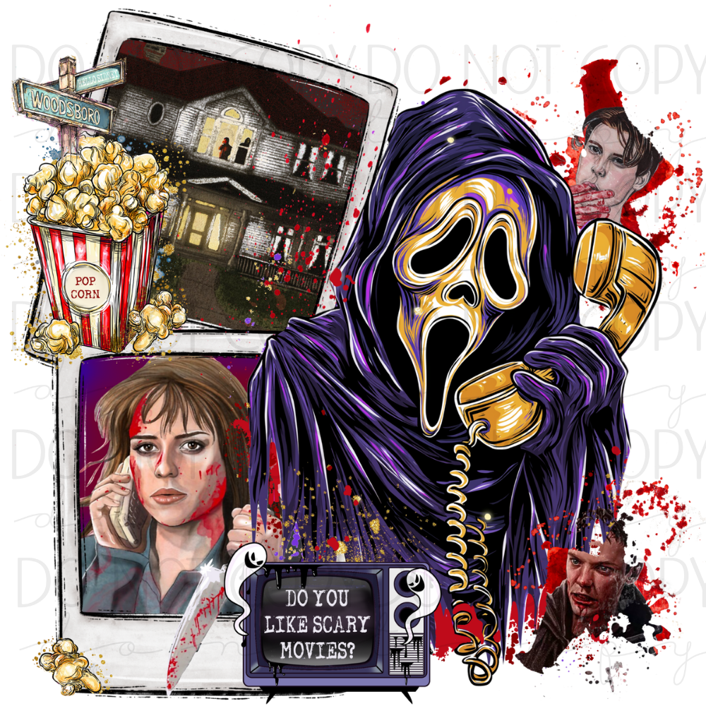 DTF TRANSFER|GHOST FACE|118