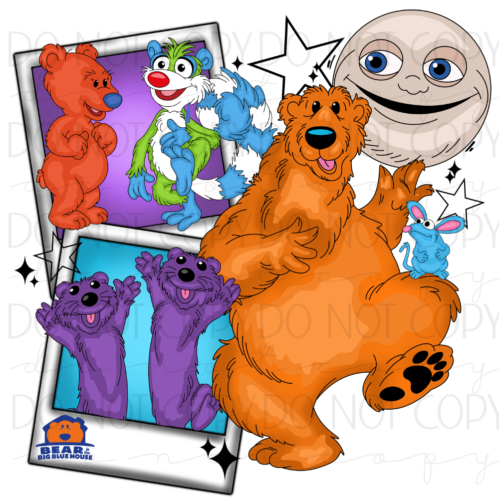 DTF TRANSFER|BEAR|161
