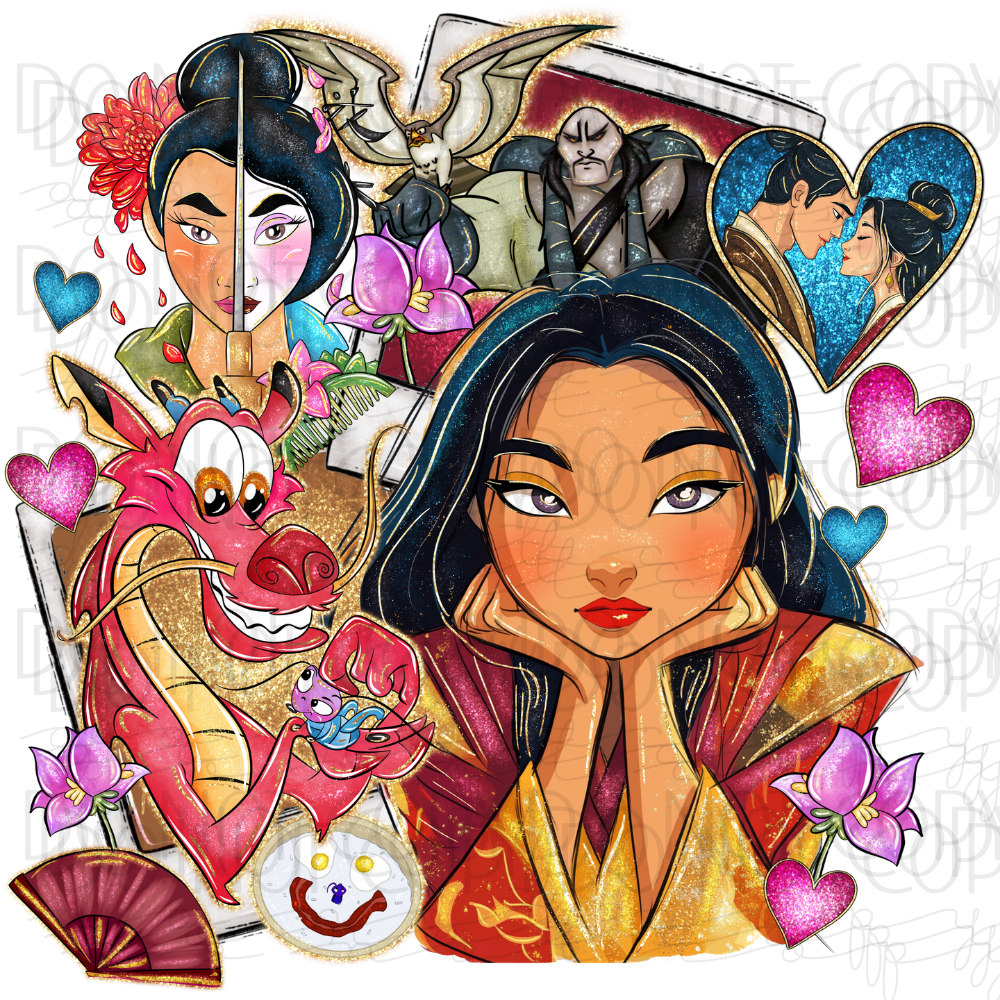 DTF TRANSFER|MULAN|150