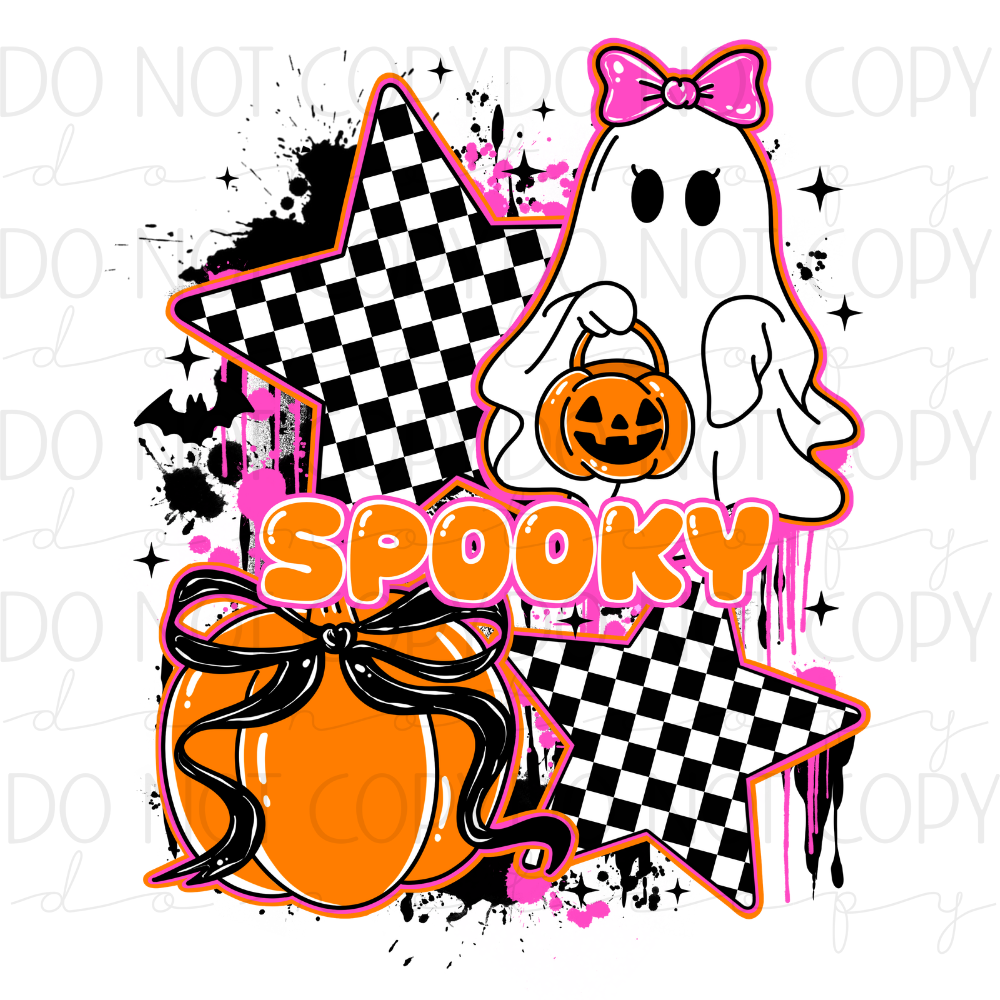 DTF TRANSFER|SPOOKY GHOST| 18