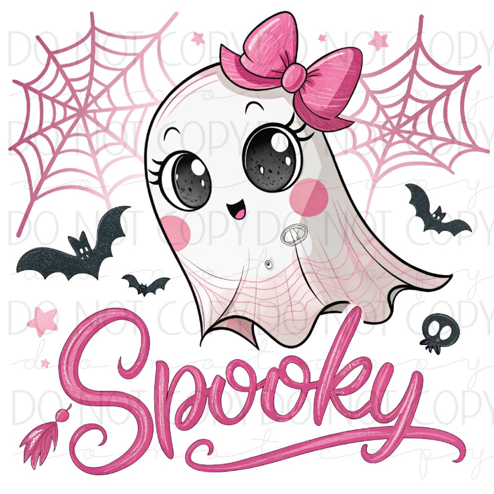 DTF TRANSFER|SPOOKY GHOST| 21