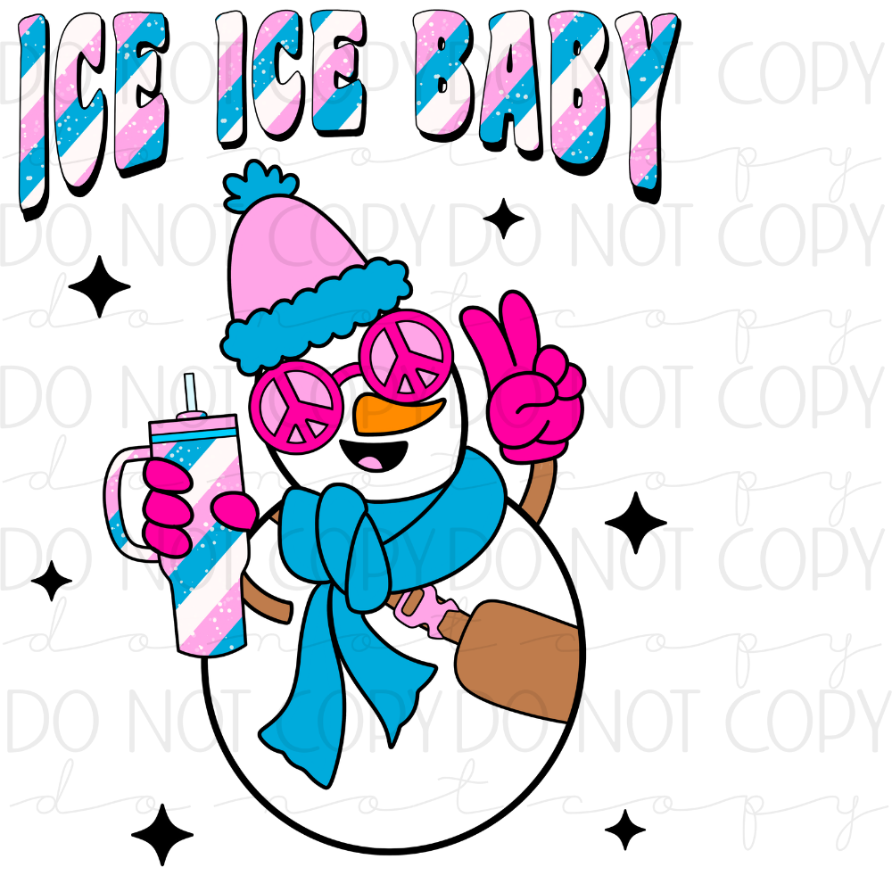 DTF TRANSFER|ICE BABY|215