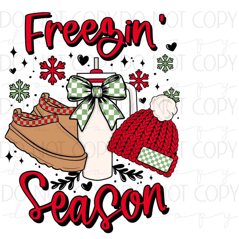 DTF TRANSFER|FREEZIN SEASON|218