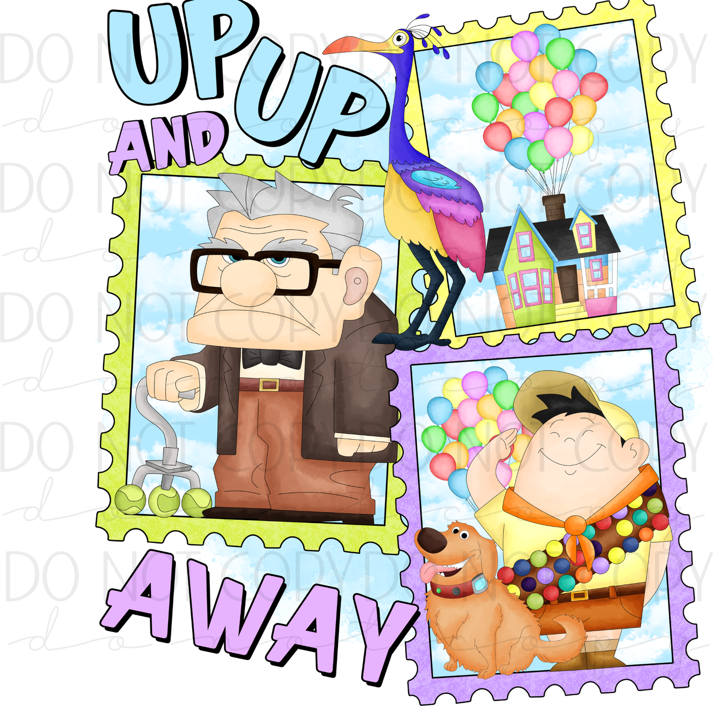 DTF TRANSFER|UP AWAY|384