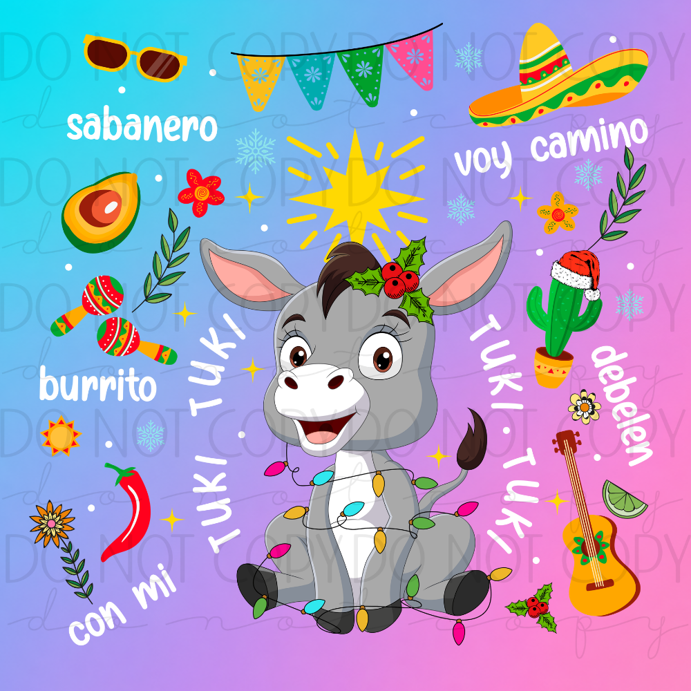 DTF TRANSFER|BURRITO SABANERO|254