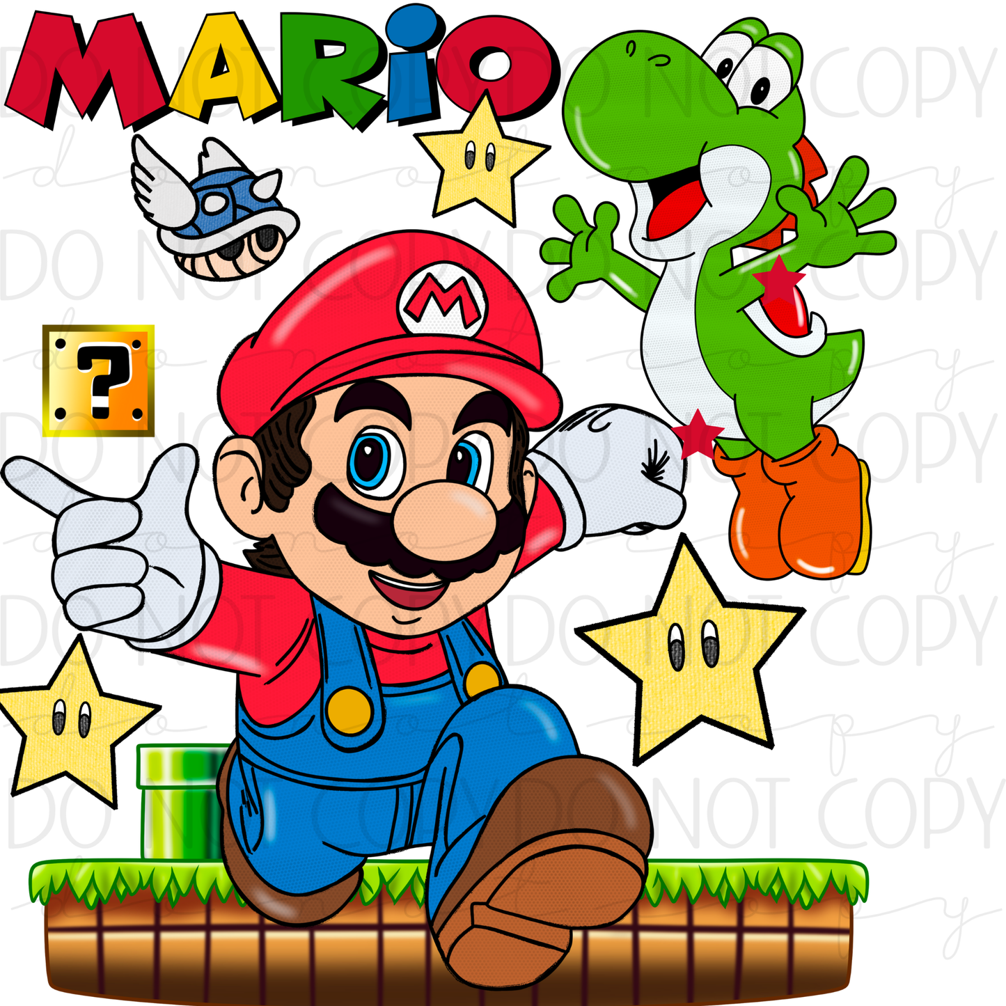 DTF TRANSFER|MARIO|394