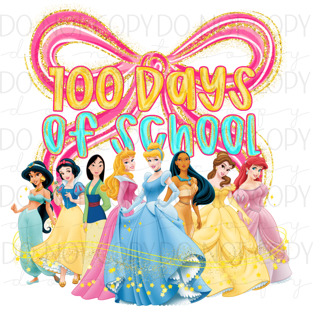 DTF TRANSFER|PRINCESS 100 DAYS|314