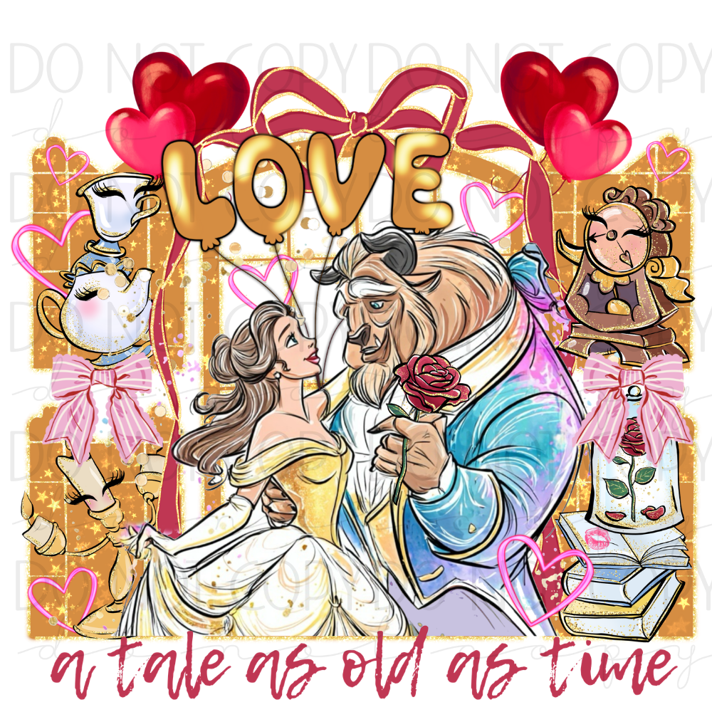 DTF TRANSFER|BEAST LOVE|332