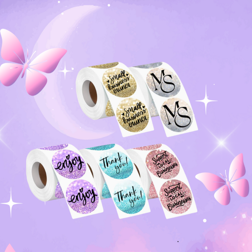 GLITTER THERMAL STICKERS