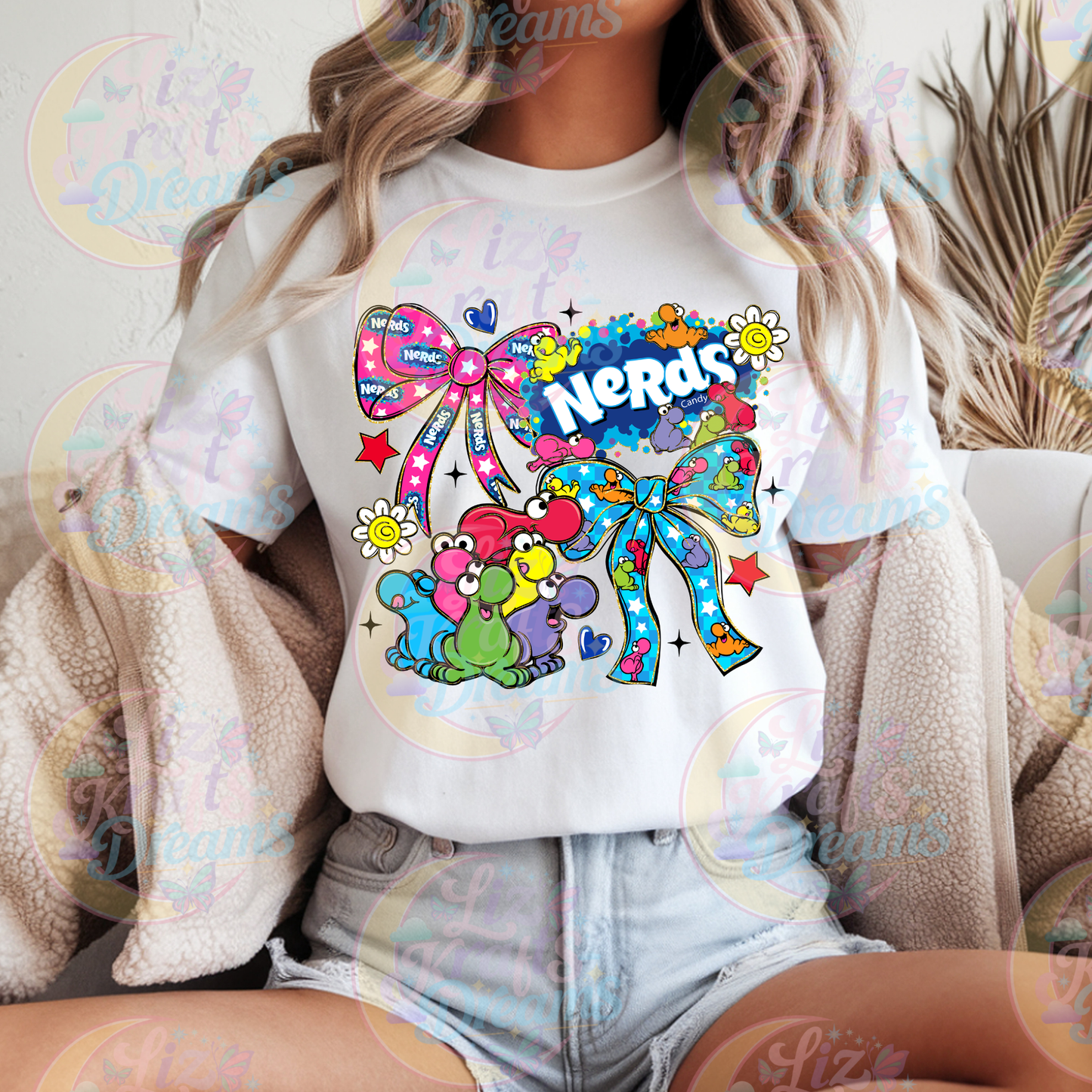 CANDI NERDS DTF TRANFERS|READY TO PRESS 675