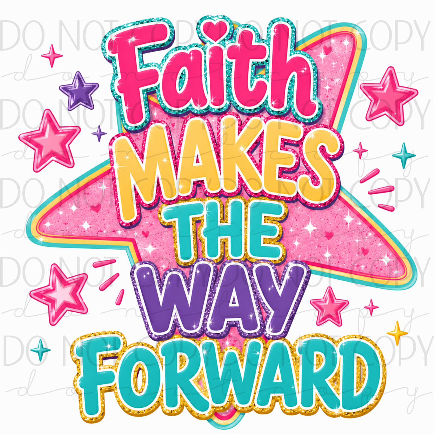 DTF TRANSFER|FAITH|544