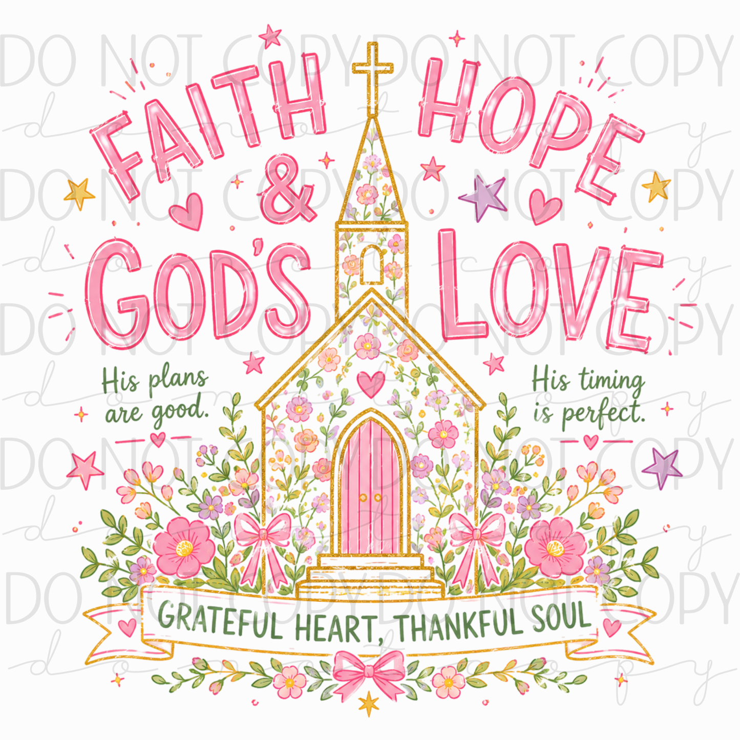 DTF TRANSFER|FAITH HOPE|547