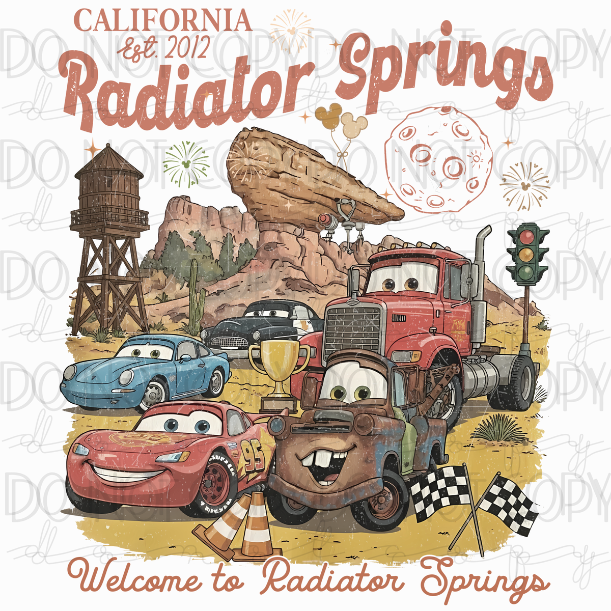 DTF TRANSFER|RADIALOR SPRINGS|555