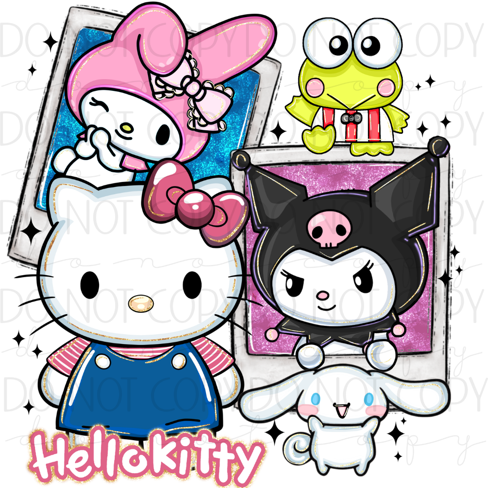 DTF TRANSFER|KAWAII FRIENDS| 5