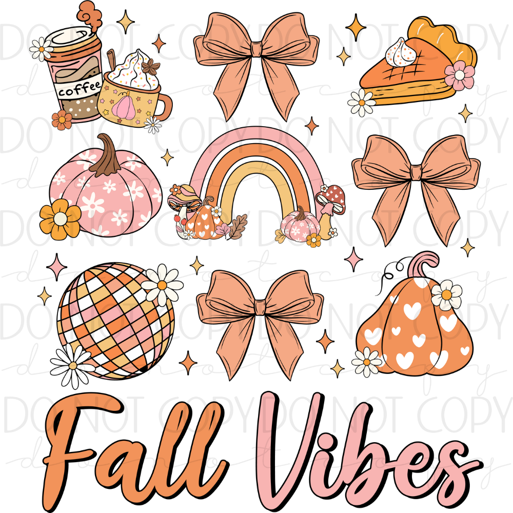 DTF TRANSFER| FALL VIBES |55