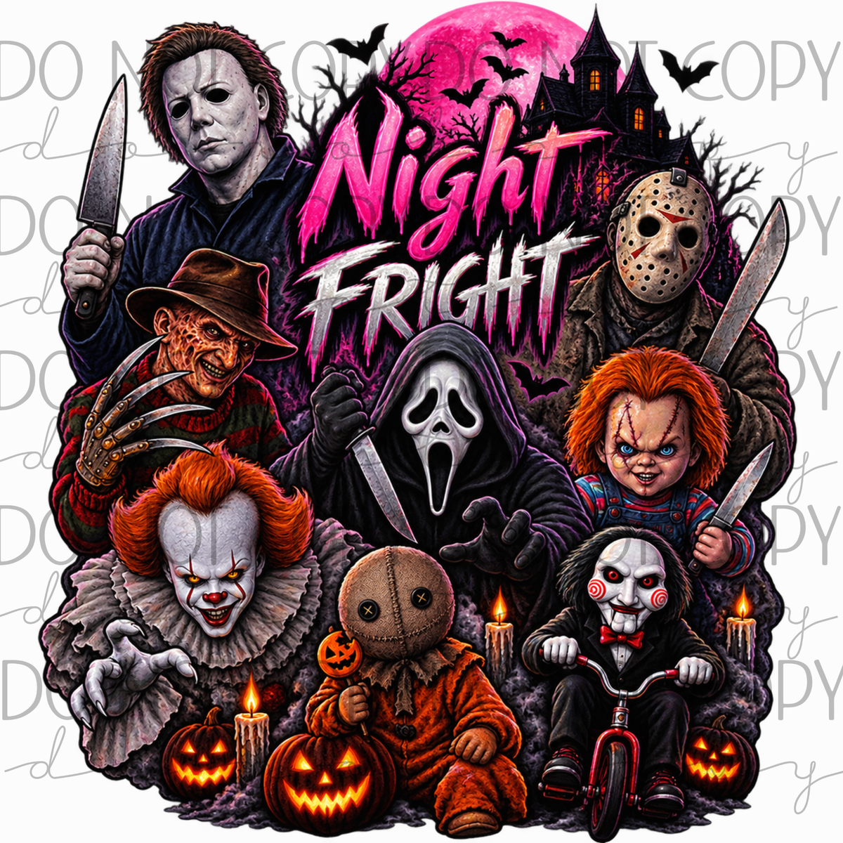 DTF TRANSFER|FRIGHT|561