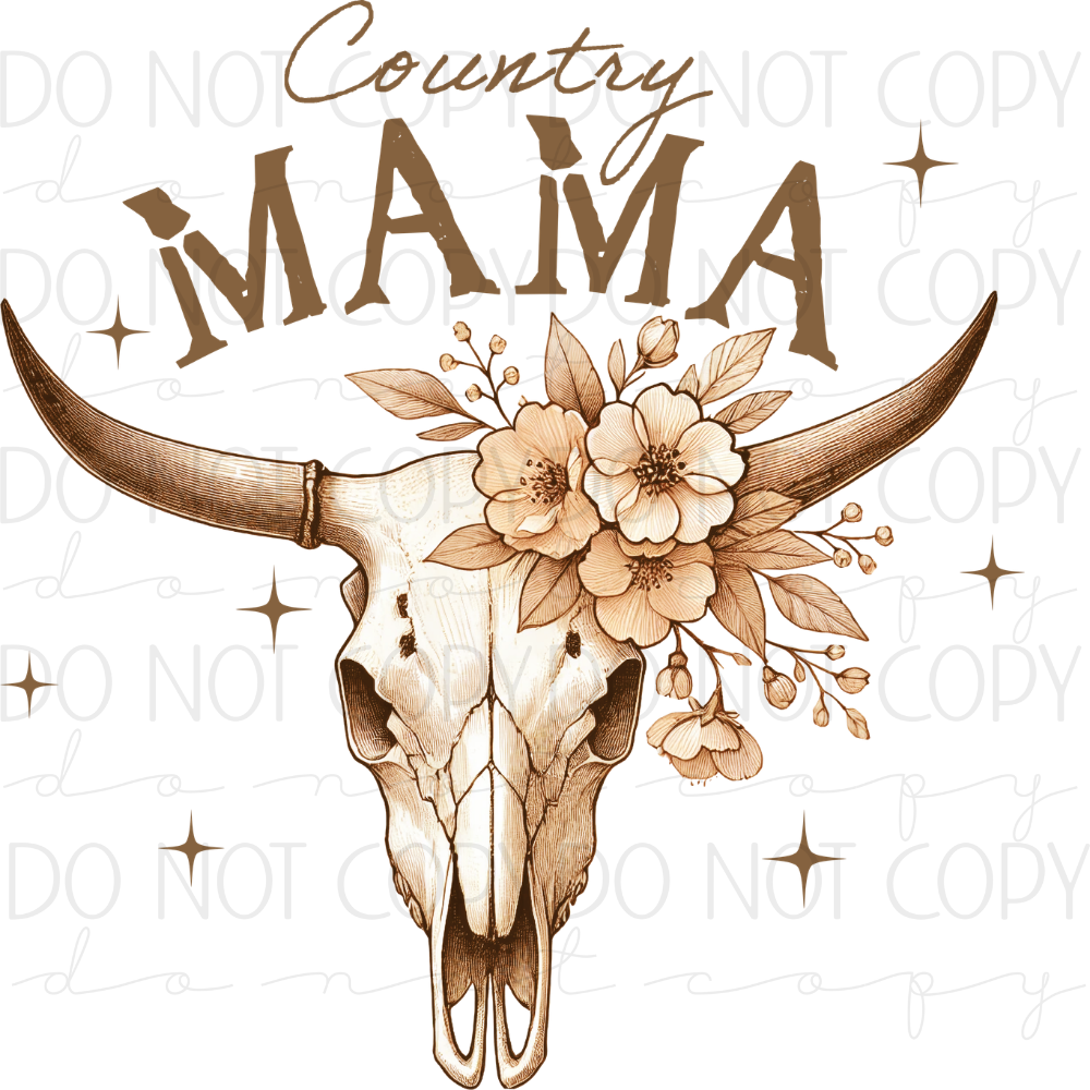 DTF TRANSFER|COUNTRY MAMA|72