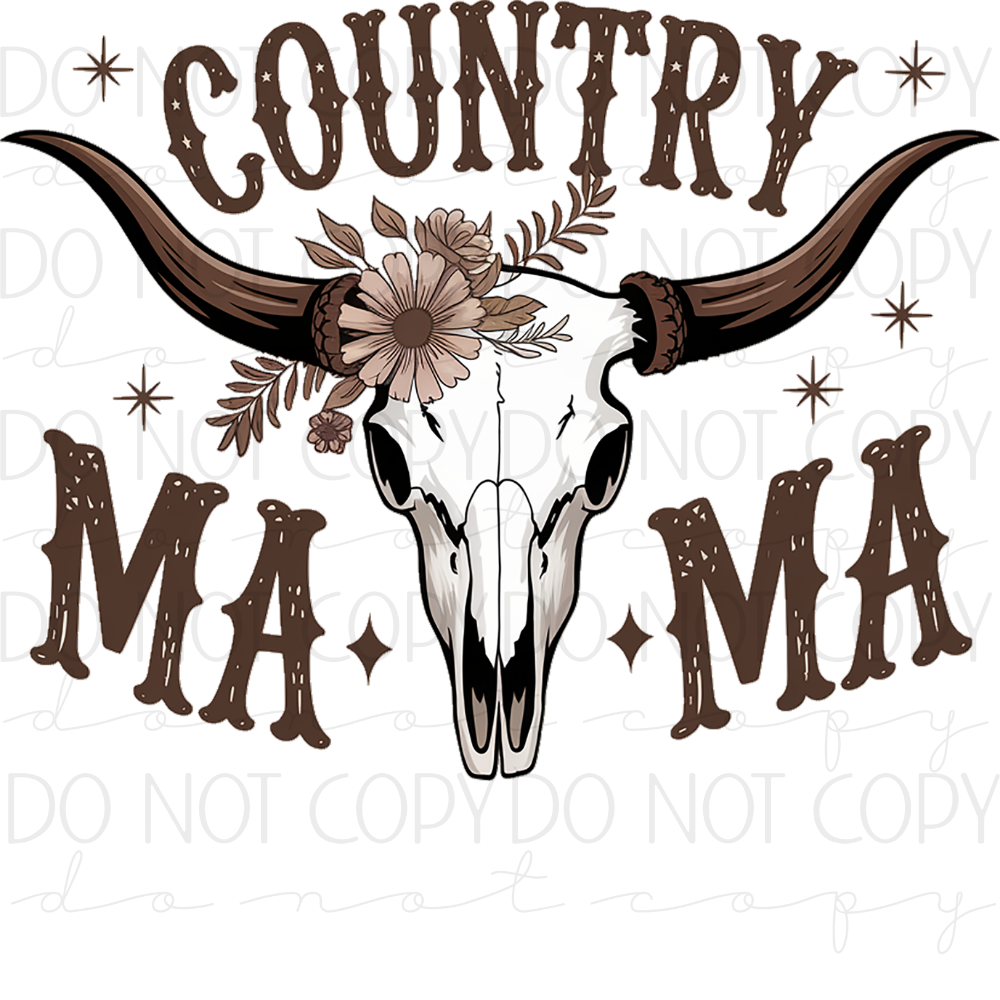 DTF TRANSFER|COUNTRY MAMA|73