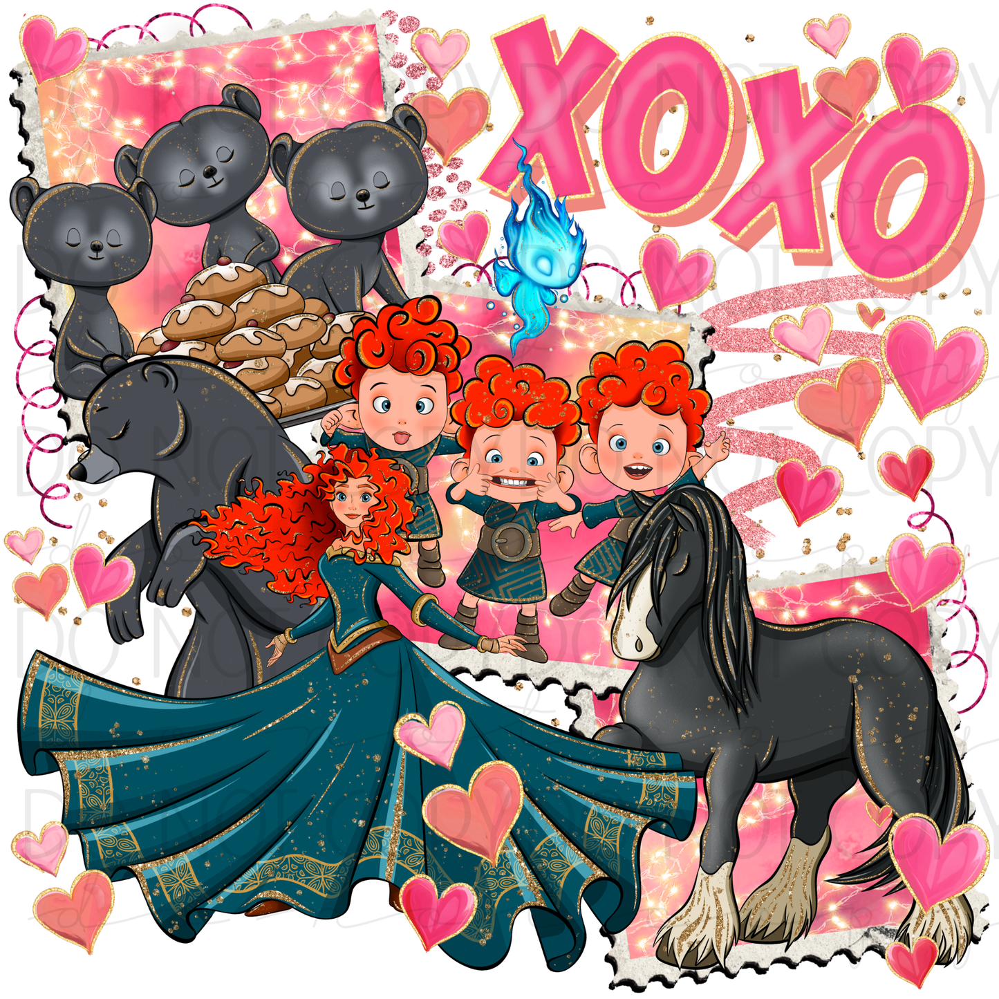 DTF TRANSFER|XOXO|442