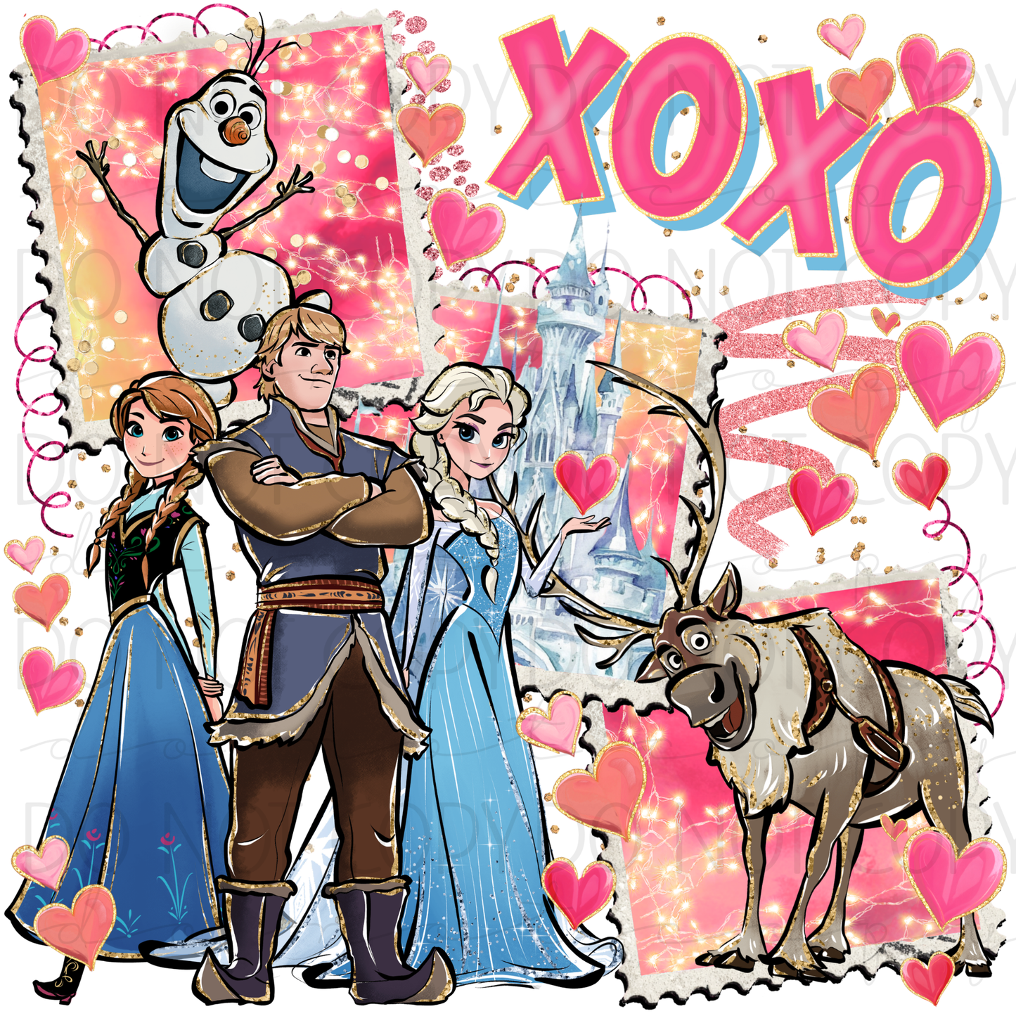 DTF TRANSFER|XOXO|444