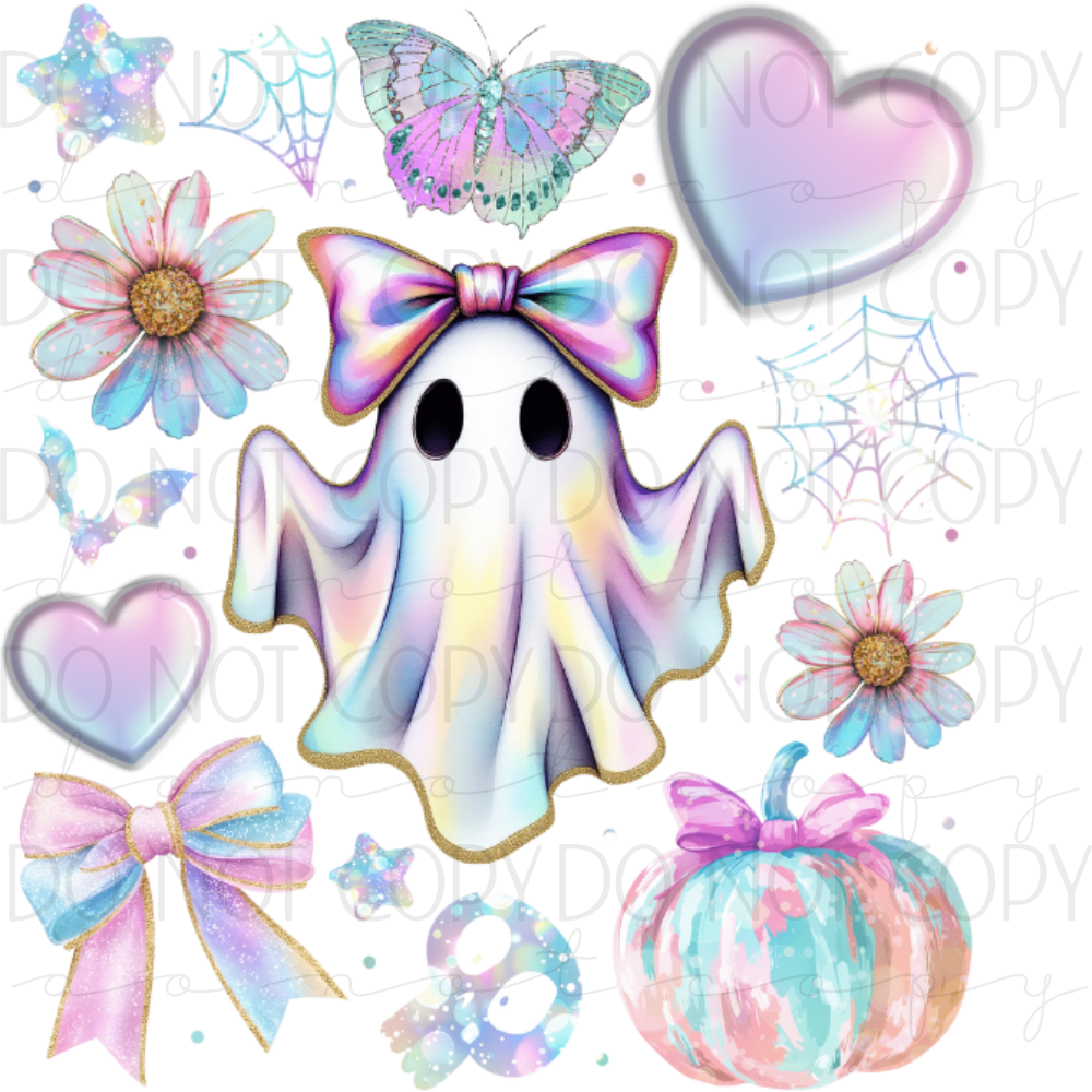 DTF TRANSFER|HOLO GHOST|82