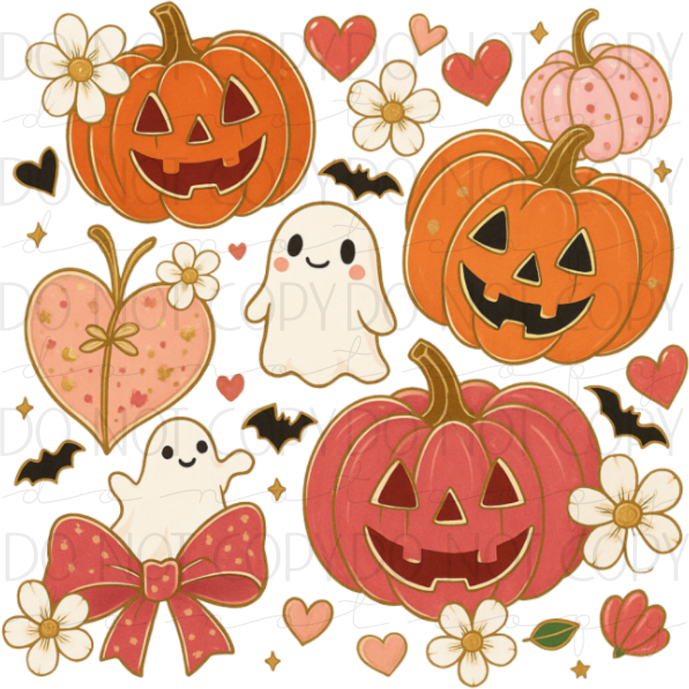 DTF TRANSFER| PUMKIN|84