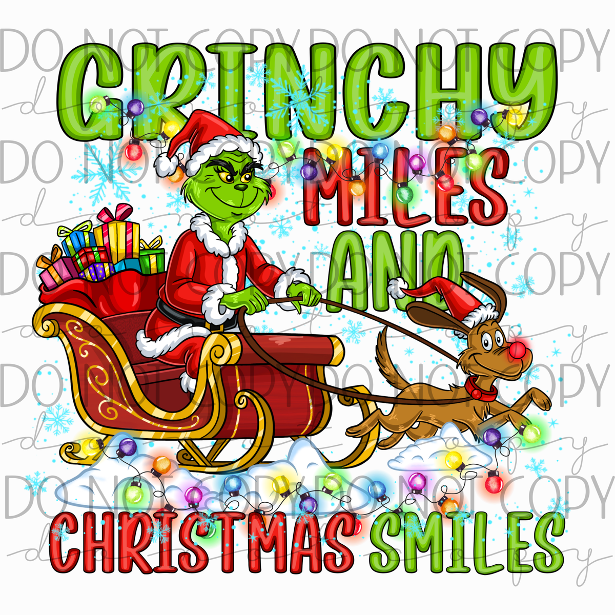 DTF TRANSFER|GRINCH XMAS|598