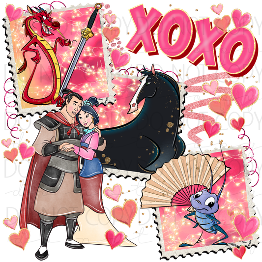 DTF TRANSFER|XOXO|452