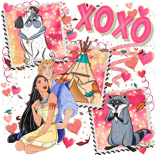DTF TRANSFER|XOXO|454