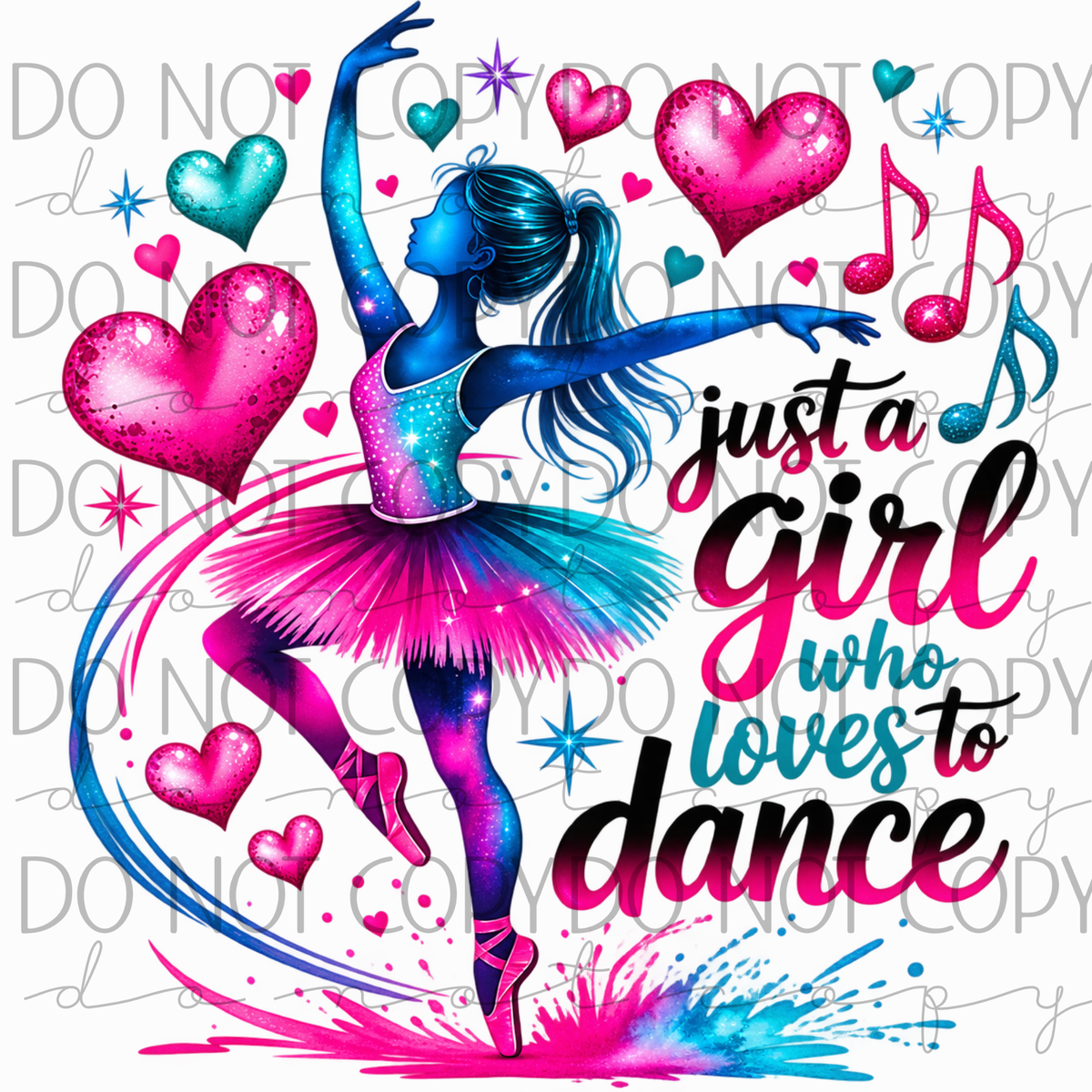 DTF TRANSFER|DANCE|606