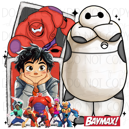 DTF TRANSFER|BAYMAX| 10