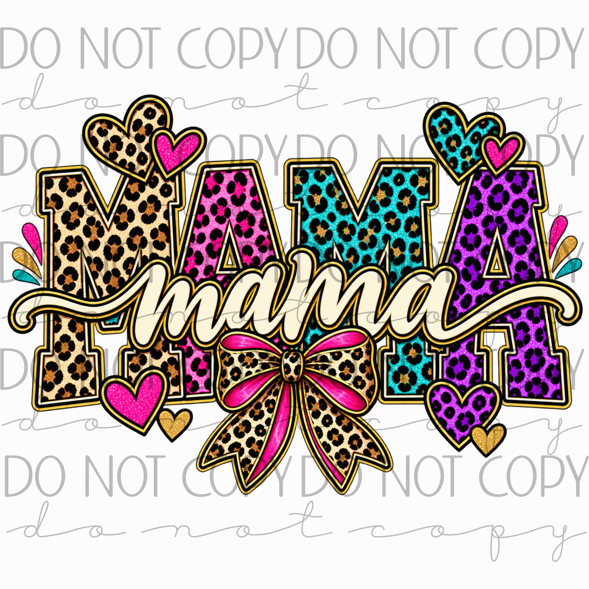 DTF TRANSFER|MAMA|611