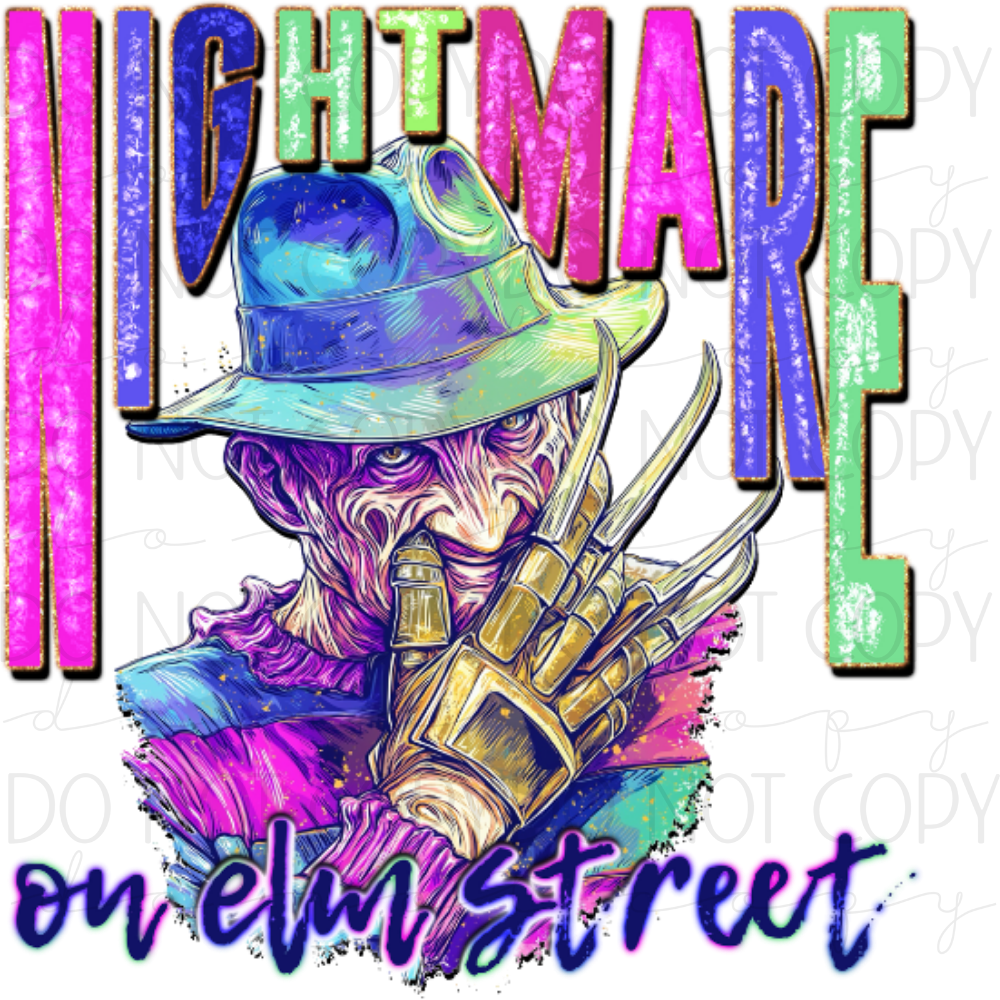 DTF TRANSFER| ELM STREET|104