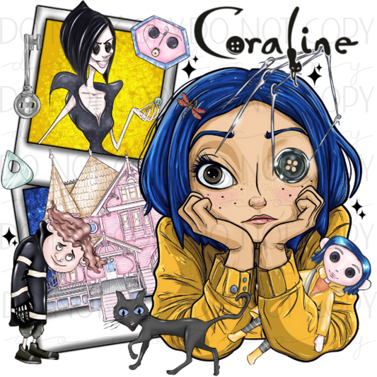 DTF TRANSFER|CAROLINE|109