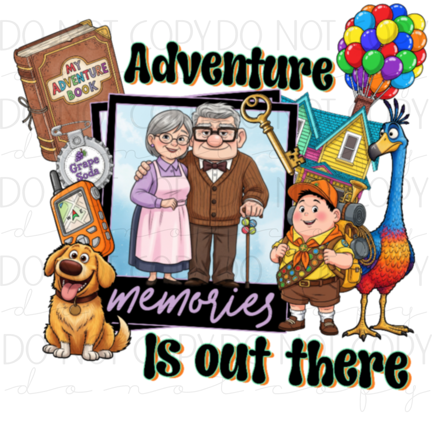 DTF TRANSFER|MEMORIES|483