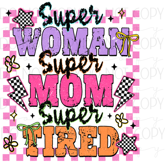 DTF TRANSFER|SUPER MOM|488