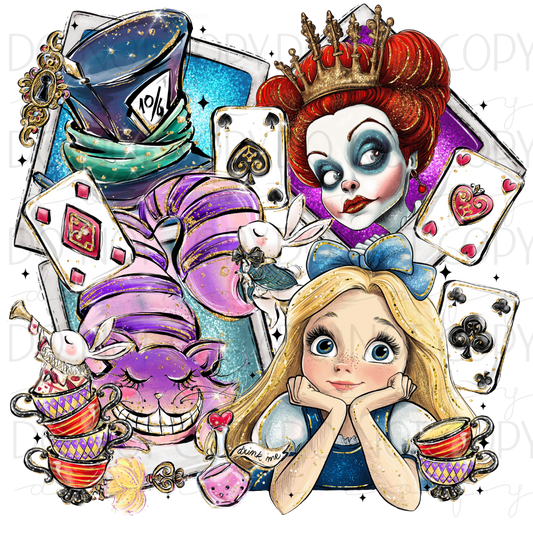 DTF TRANSFER|WONDERLAND| 13