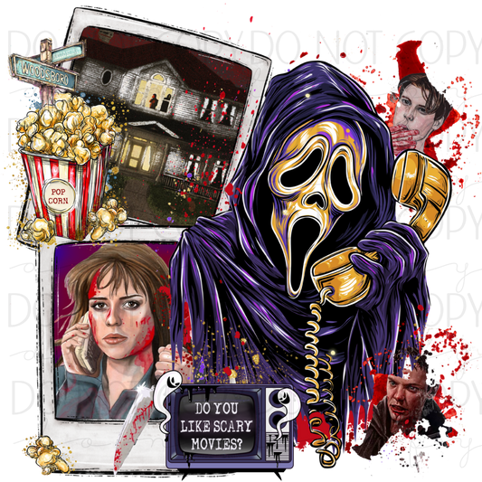 DTF TRANSFER|GHOST FACE|118