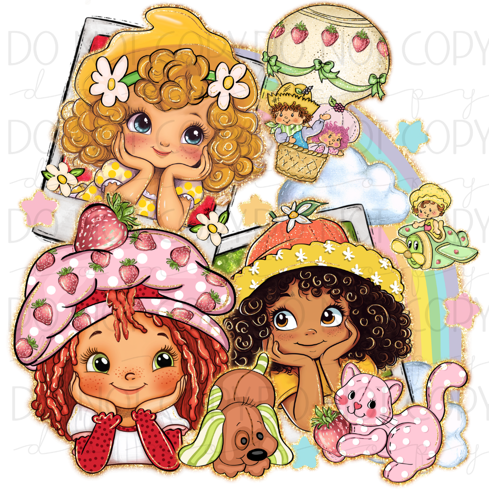 DTF TRANSFER|STRAWBERRY FRIENDS|133