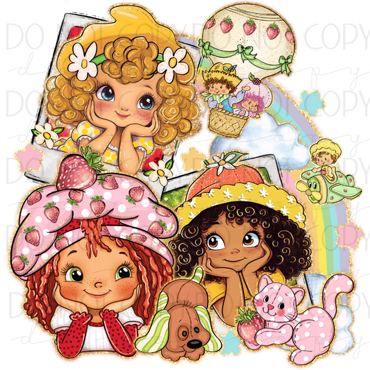 DTF TRANSFER|STRAWBERRY FRIENDS|133