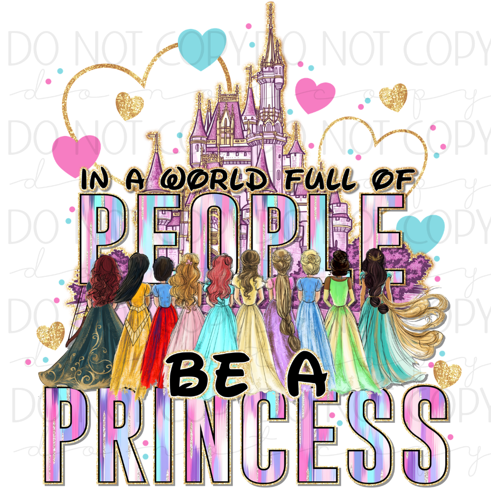 DTF TRANSFER|PRINCESS|135