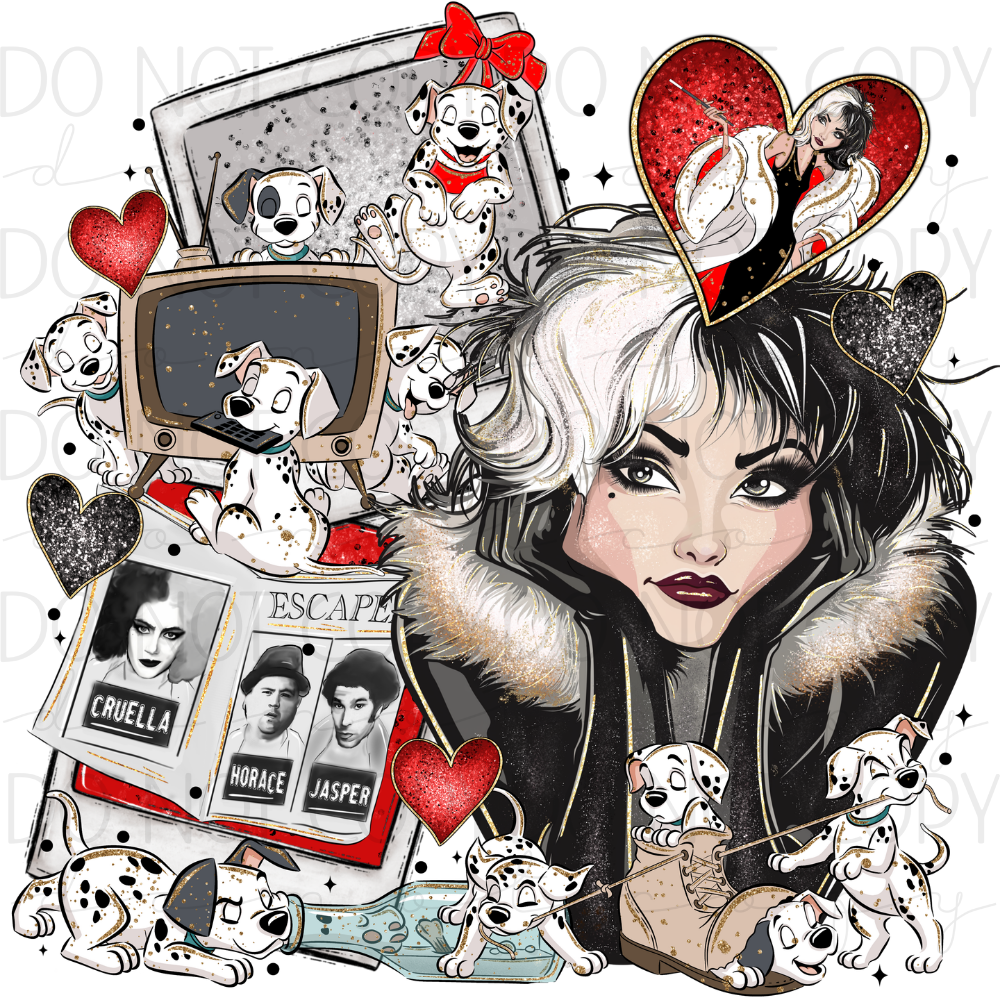 DTF TRANSFER|DALMATIONS|141