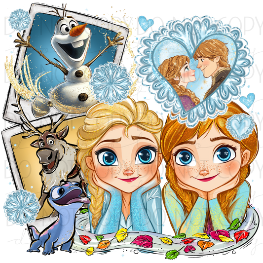 DTF TRANSFER|FROZEN|142