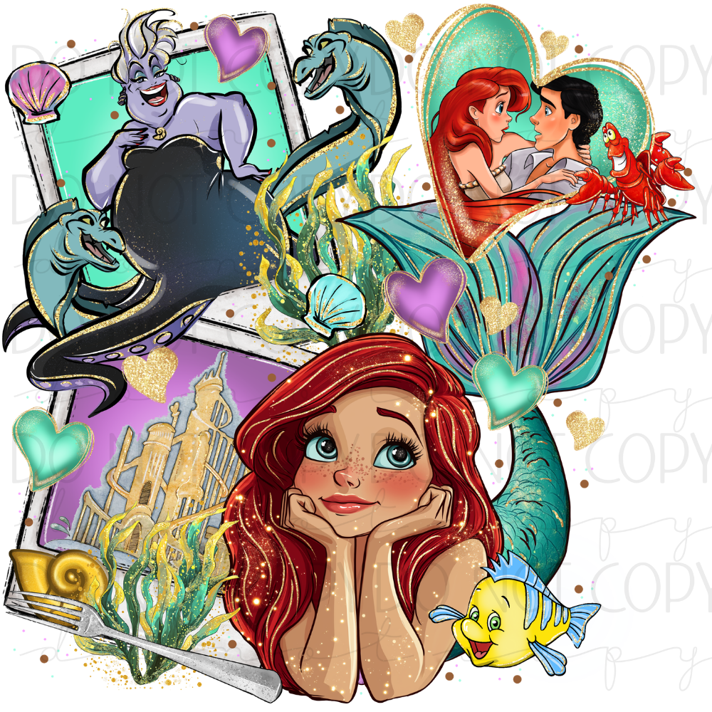 DTF TRANSFER|MERMAID|145