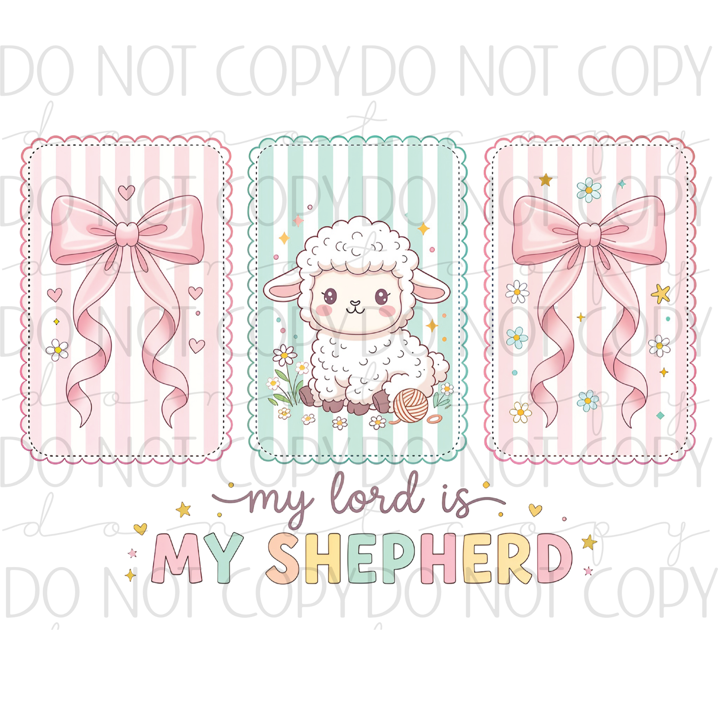 DTF TRANSFER|LORD MY SHEPERD|516