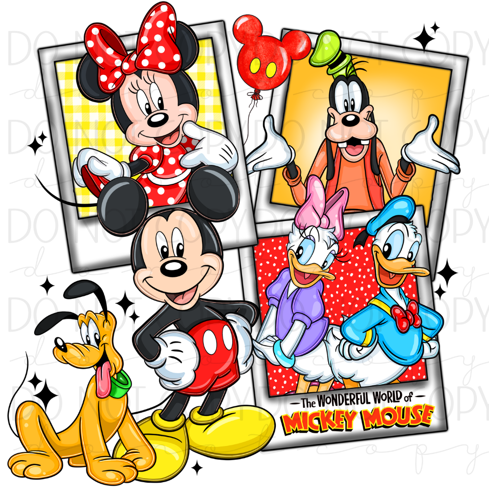 DTF TRANSFER|MINNIE FRIENDS|170