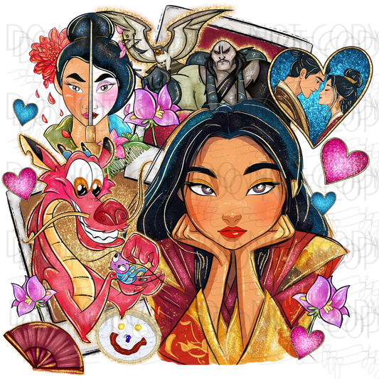 DTF TRANSFER|MULAN|150